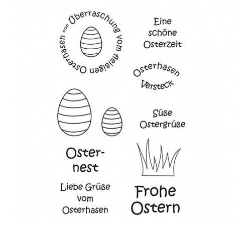 Efco Stempel Clear „Ostern 4