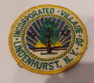 Lindenhurst NY Suffolk County Long Island 100 Year Old Antique Patch