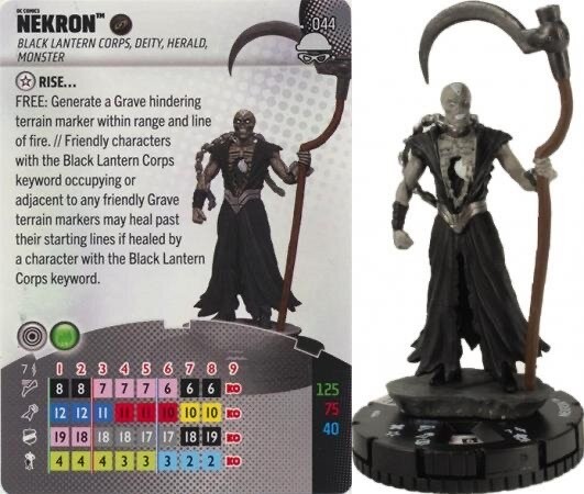 DC Heroclix Notorious : Nekron - 044 Rare