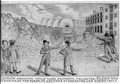 Andrew Jackson,Henry Clay,Nicholas Biddle,Bank of the United States,1834