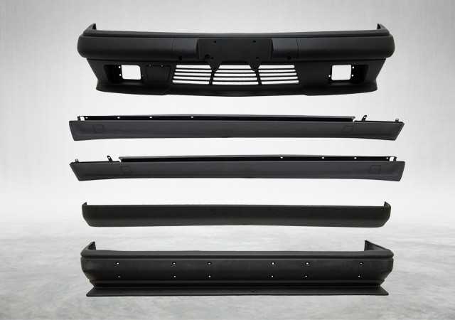 Body Kit Gen1 Amg Type for Mercedes W124 Sedan 4 doors 85-96 With Fog Lights