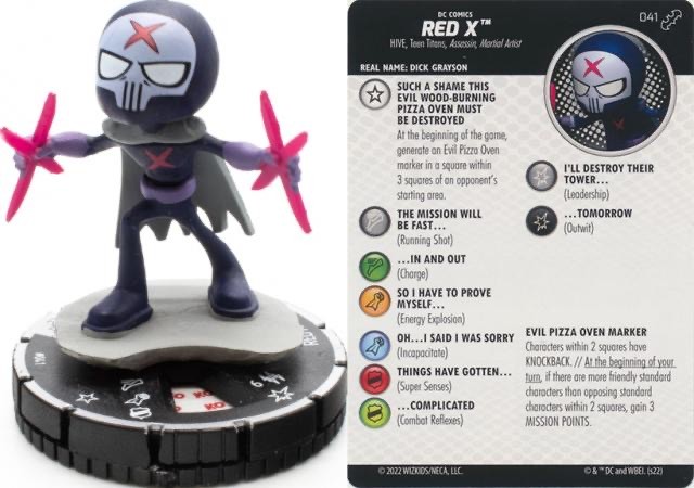 DC Heroclix Batman Team Up Rare : Red X - 041