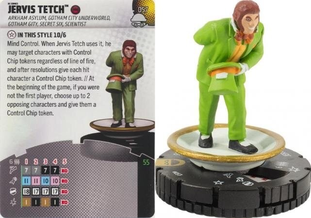 DC Heroclix Notorious : Jervis Tetch - 057 Super Rare