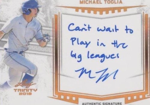 2019 Leaf Trinity - Michael Toglia #A-MT2