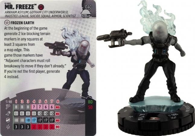 DC Heroclix Notorious : Mr. Freeze - 040 Rare