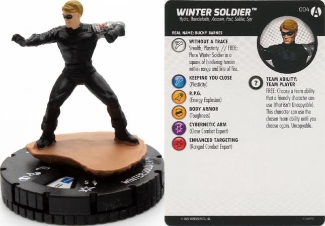 Marvel Heroclix Avengers Forever Common : Winter Soldier - 004