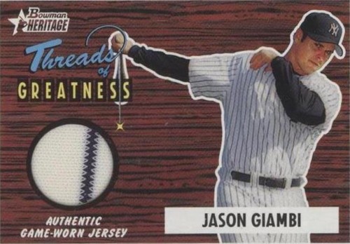 2004 Bowman Heritage - Jason Giambi #TG-JG2