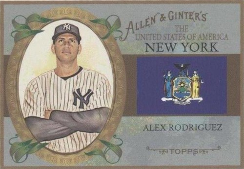2008 Topps Allen & Ginter's - Alex Rodriguez #US32