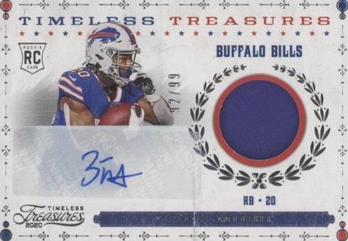 2020 Panini Chronicles Zack Moss #TK-ZM