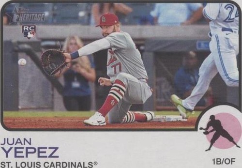 2022 Topps Heritage High Number - Juan Yepez #569