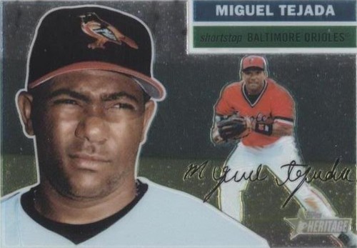 2005 Topps Heritage - Miguel Tejada #THC50