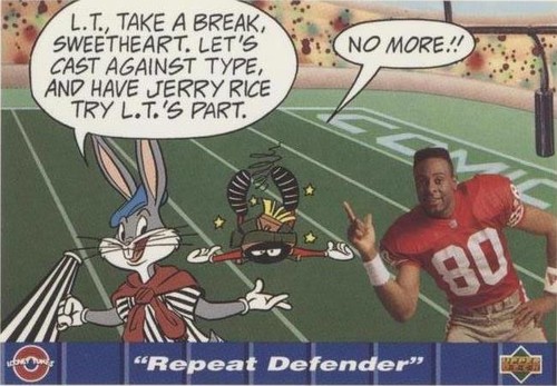1992 Upper Deck Comic Ball IV Bugs Bunny Jerry Rice Marvin the Martian #132