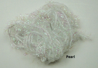 Crystal Pearl Chenille-Palmer Chenille-1/4'' long fiber (6-7mm)-COMBINE SHIP