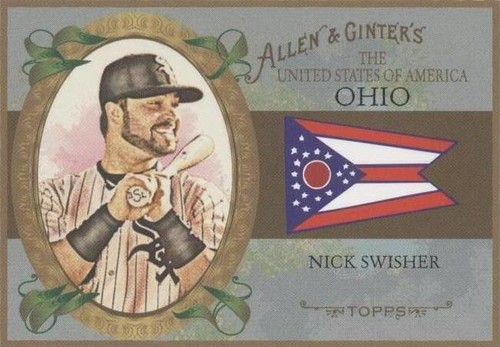 2008 Topps Allen & Ginter's - Nick Swisher #US35