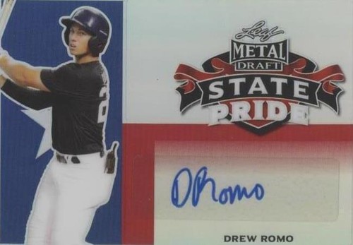 2020 Leaf Metal Draft - Drew Romo #SP-DR1