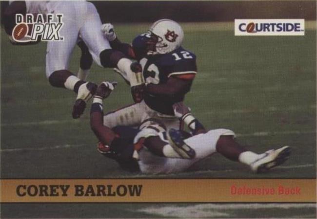 1992 Courtside Draft Pix Corey Barlow #136
