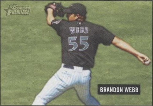 2005 Bowman Heritage - Brandon Webb #166