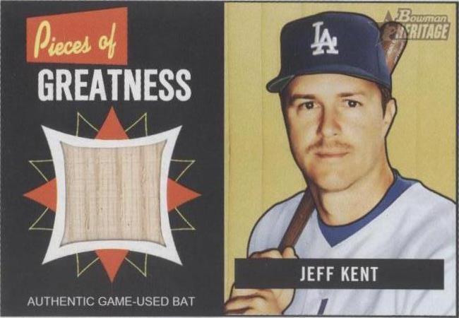 Jeff Kent Los Angeles Dodgers Baseball Sports Trading Cards