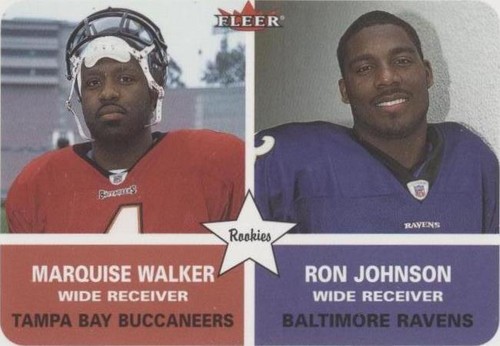 2002 Fleer Tradition Marquise Walker Ron Johnson #289