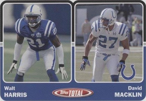 2003 Topps Total David Macklin Walt Harris #395