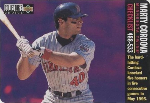 1996 Upper Deck Collector's Choice - Marty Cordova #755