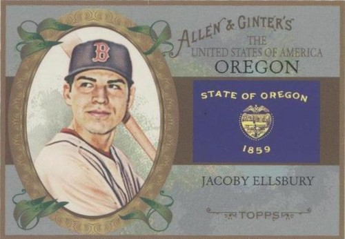 2008 Topps Allen & Ginter's - Jacoby Ellsbury #US37