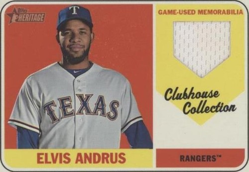 2018 Topps Heritage High Number - Elvis Andrus #CCR-EA