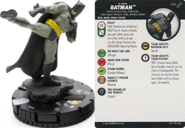 DC Heroclix Batman Team Up Common : Batman - 014