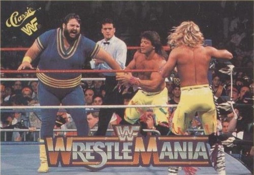 1990 Classic WWF The History of Wrestlemania - Akeem Donald Trump Marty Jannetty #108