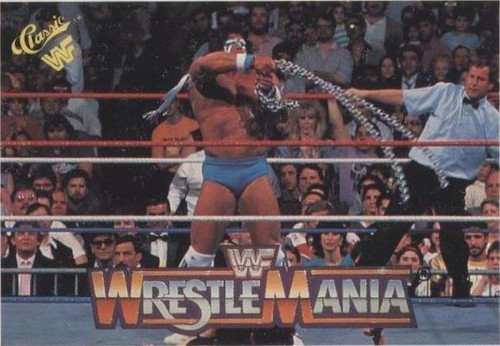 1990 Classic WWF The History of Wrestlemania - Donald Trump Ultimate Warrior #65