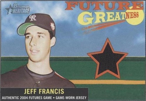 2005 Bowman Heritage - Jeff Francis #FG-JF