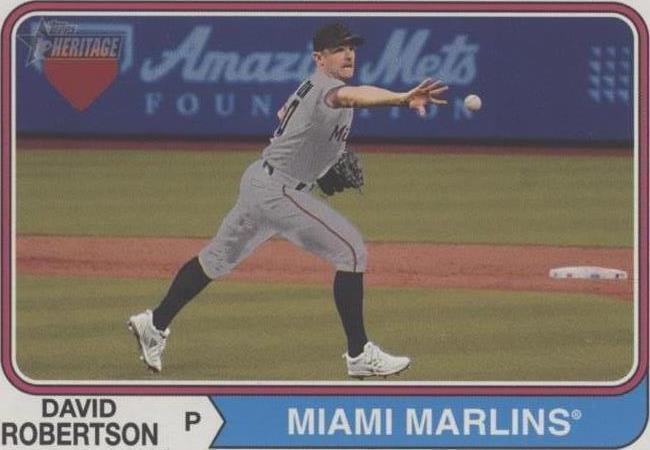 2023 Topps Heritage High Number - David Robertson #681
