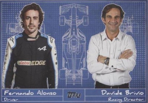 2021 Topps Formula 1 - Davide Brivio Fernando Alonso #D-12