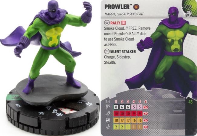 Marvel Heroclix Spiderman Beyond Amazing Uncommon : Prowler - 025