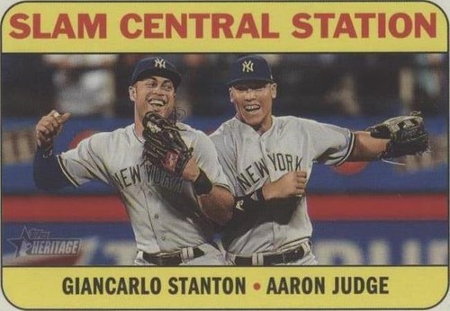 2018 Topps Heritage High Number - Aaron Judge Giancarlo Stanton #CC-2