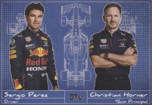 2021 Topps Formula 1 - Christian Horner Sergio Perez #D-14
