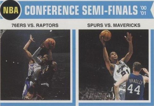 2001-02 Topps Heritage - Allen Iverson/Tim Duncan #246