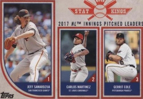 2018 Topps Big League - Carlos Martinez Gerrit Cole Jeff Samardzija #327