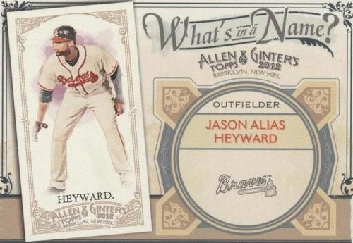2012 Topps Allen & Ginter's - Jason Heyward #WIN37