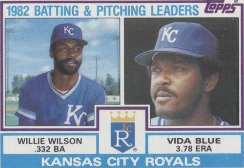 1983 Topps - Vida Blue Willie Wilson #471