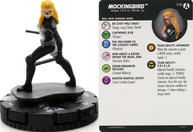 Marvel Heroclix Avengers Forever Rare : Mockingbird - 038