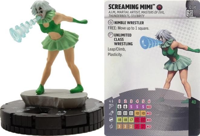 Marvel Heroclix Avengers 60th : Screaming Mimi - 034
