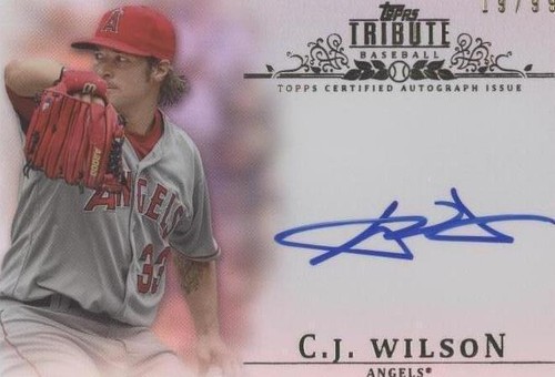2013 Topps Tribute - C.J. Wilson #TA-CW