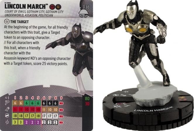 DC Heroclix Notorious : Lincoln March - 038 Rare