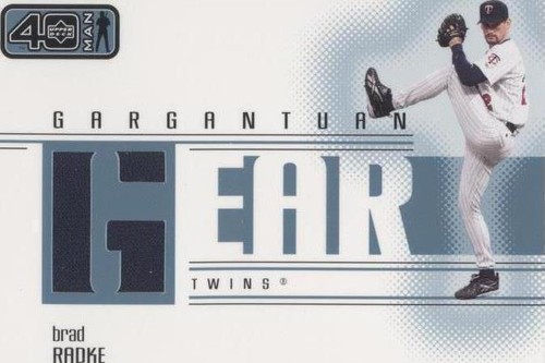 2002 Upper Deck 40 Man - Brad Radke #G-BR