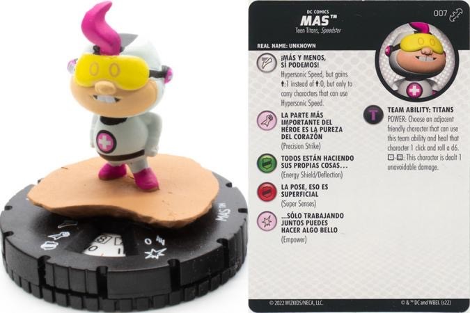 DC Heroclix Batman Team Up Common : Mas - 007