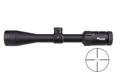 SIG SAUER Whiskey 3 4-12x40mm Rifle Scope SOW34202 