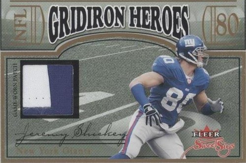 2004 Fleer Sweet Sigs Jeremy Shockey #GH-JS