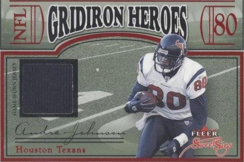 2004 Fleer Sweet Sigs Andre Johnson #GH-AJ