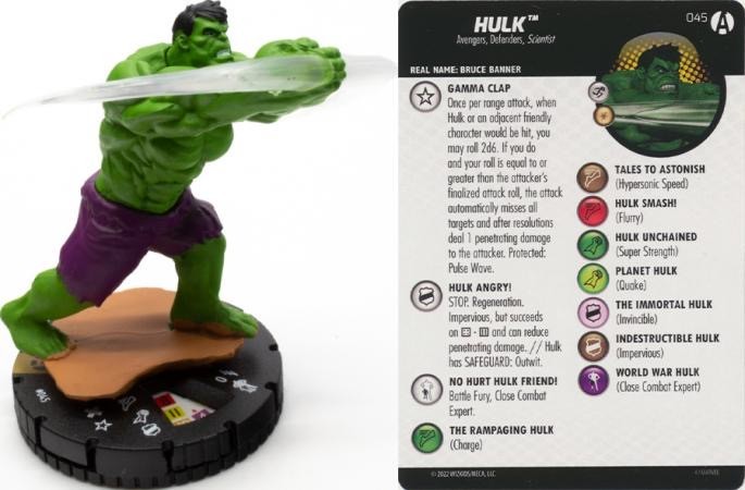 Marvel Heroclix Avengers Forever Super Rare : Hulk - 045